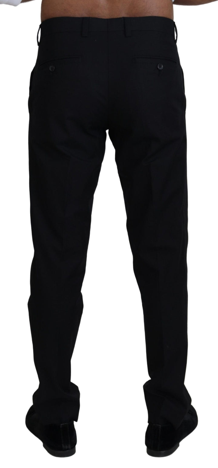 Dolce &amp; Gabbana Sample Sale Dolce &amp; Gabbana Black Chino Formal Cotton Pants - | Designer outlet