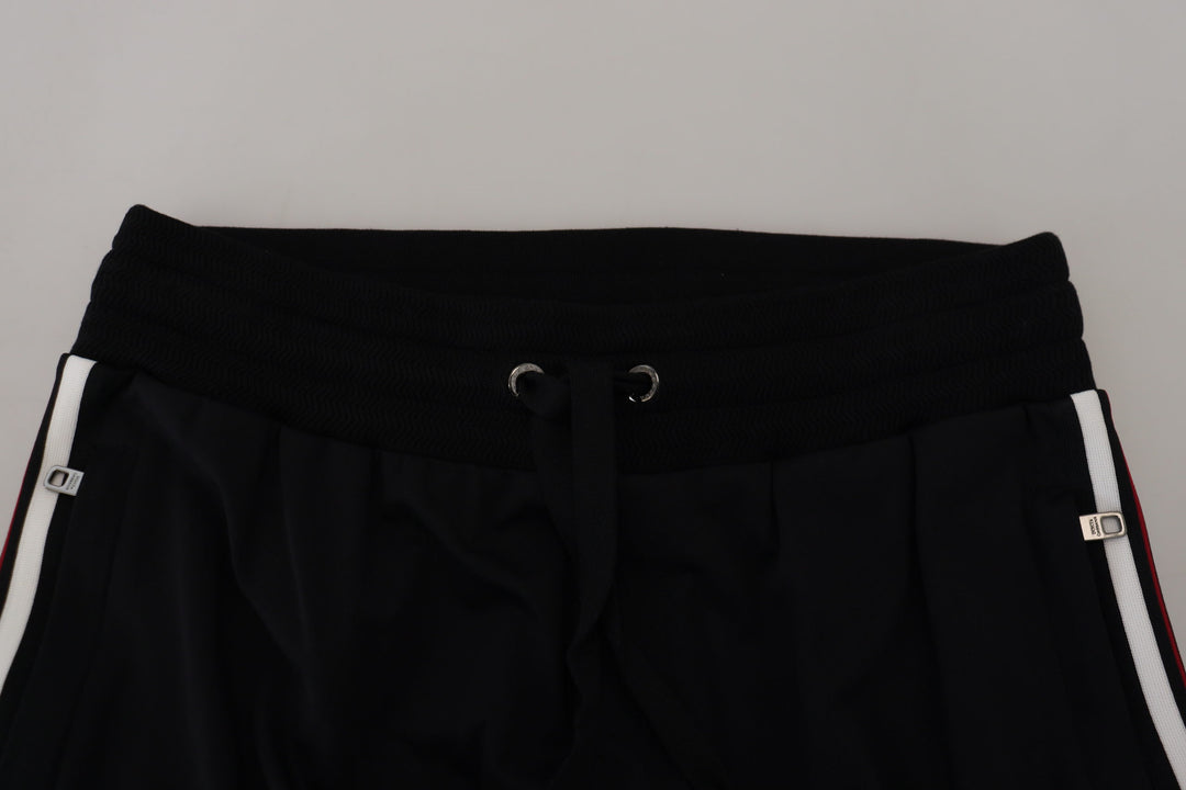 Dolce &amp; Gabbana Black DG Print Mens Jogger Pants by Dolce &amp; Gabbana outlet now on sale