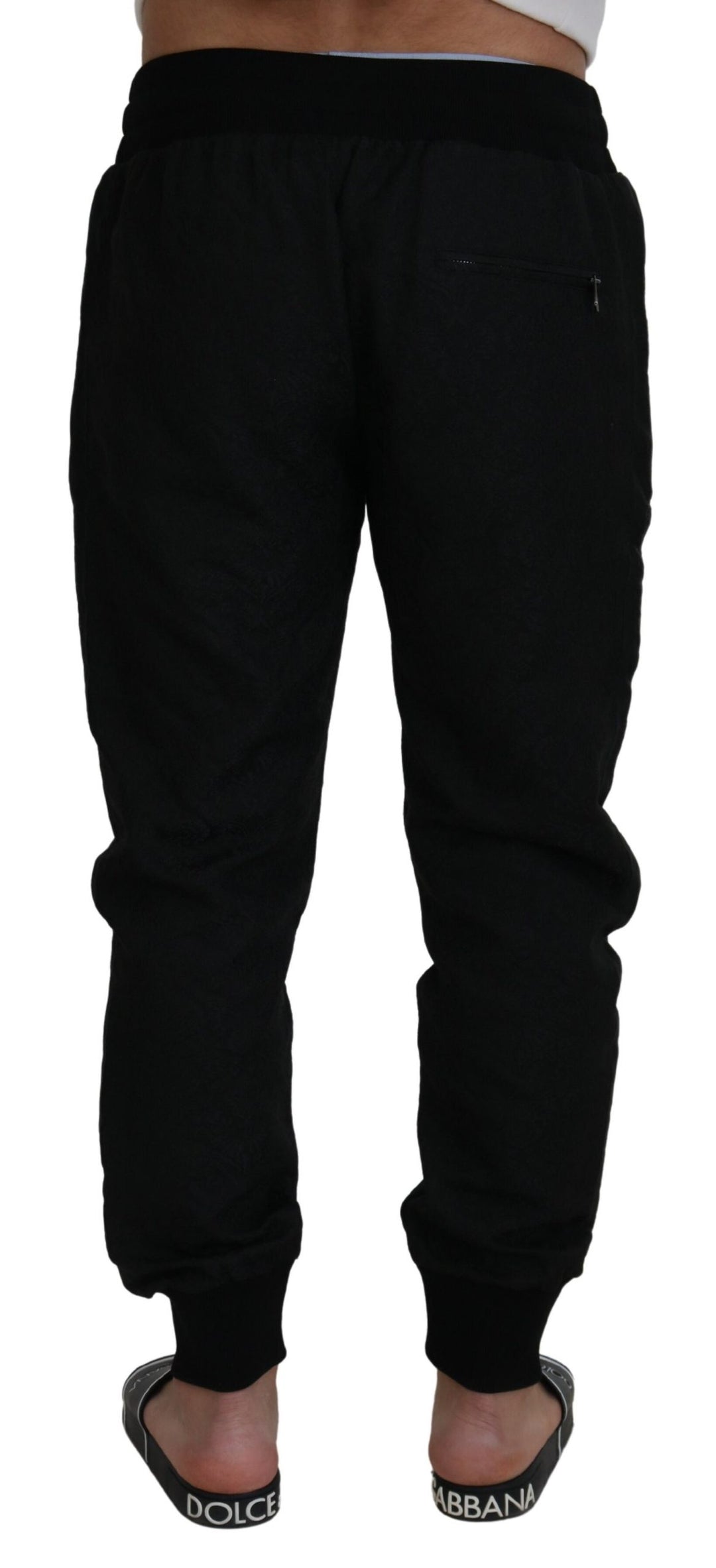 Dolce &amp; Gabbana Black Men Casual Jogger Pants by Dolce &amp; Gabbana outlet now on sale