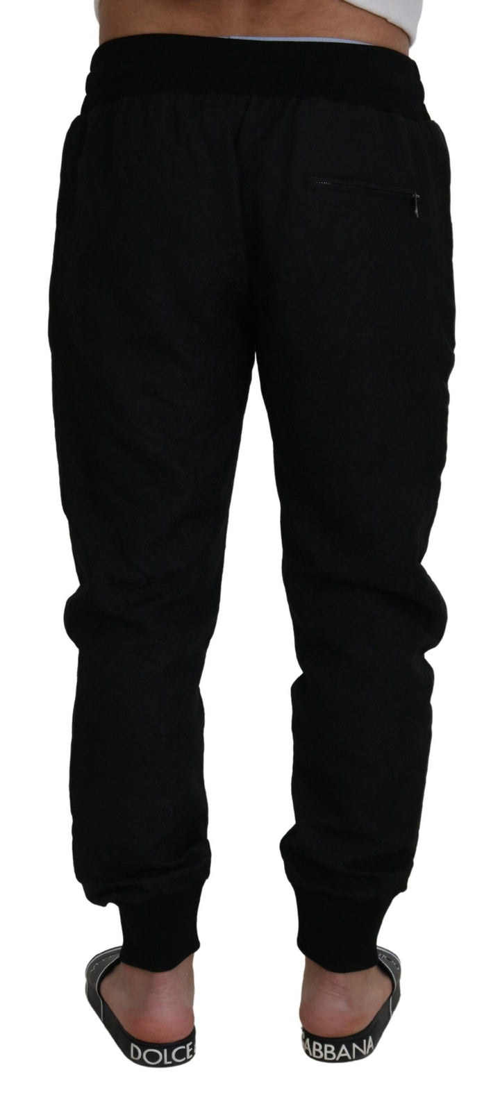 Dolce &amp; Gabbana Black Men Casual Jogger Pants by Dolce &amp; Gabbana outlet now on sale