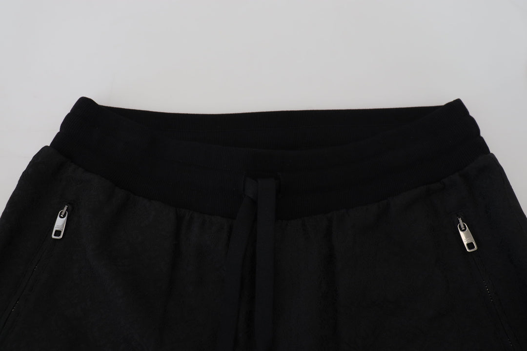 Dolce &amp; Gabbana Black Men Casual Jogger Pants by Dolce &amp; Gabbana outlet now on sale