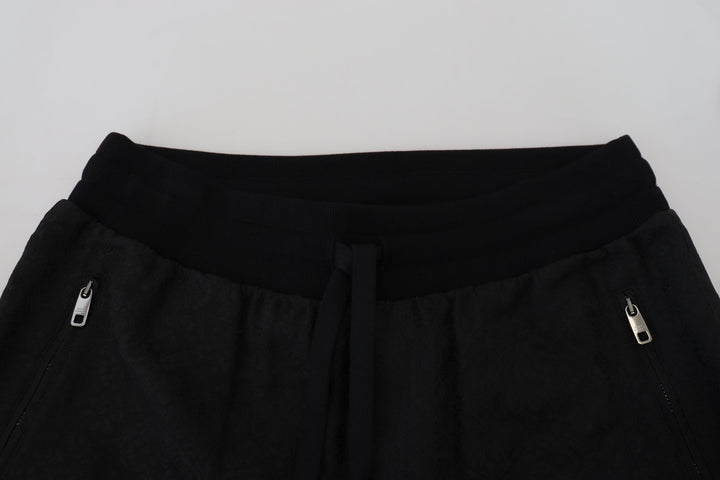 Dolce &amp; Gabbana Black Men Casual Jogger Pants by Dolce &amp; Gabbana outlet now on sale
