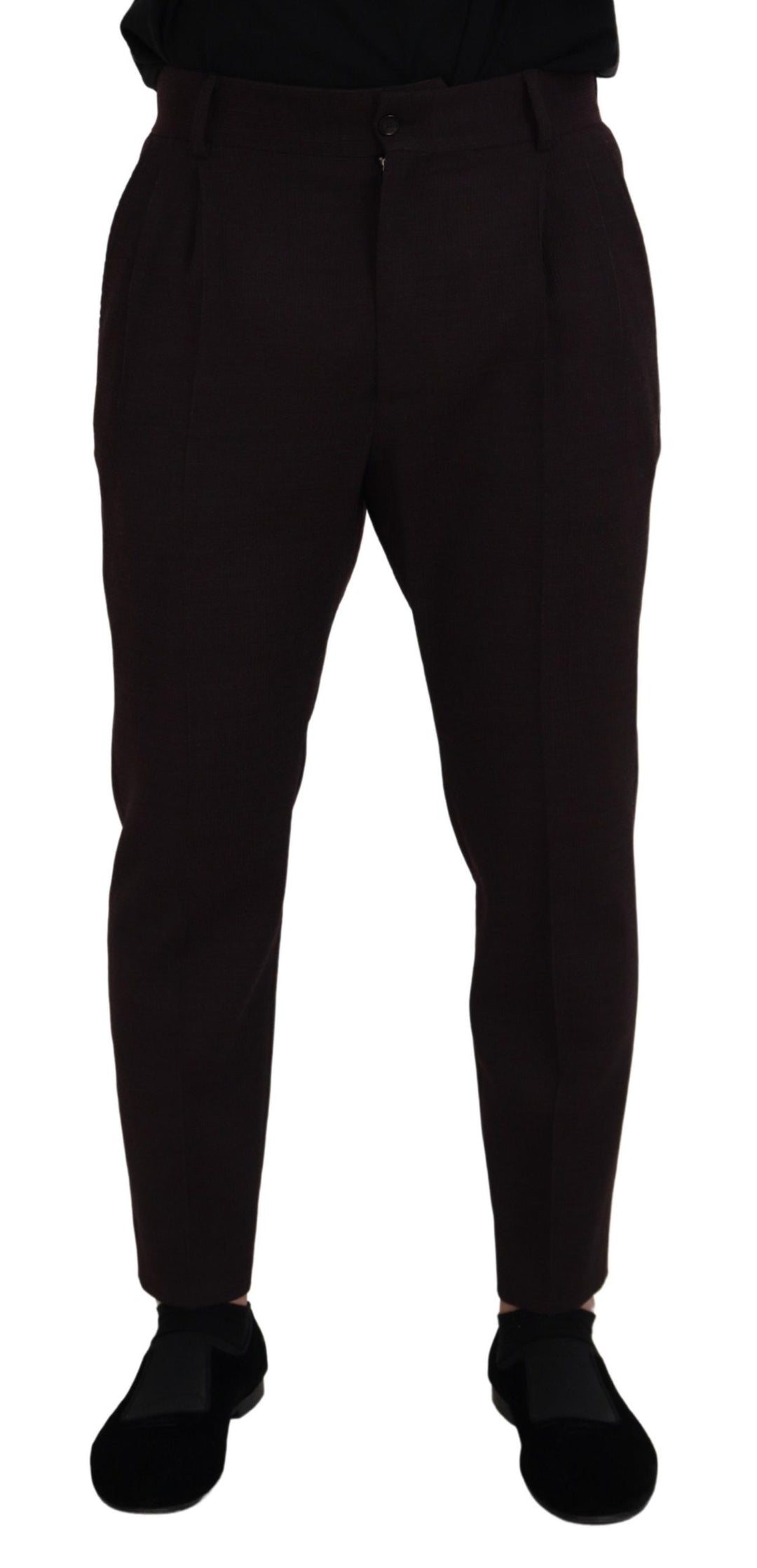 Dolce &amp; Gabbana Sample Sale Dolce &amp; Gabbana Brown Cotton Chino Men Pants - | Designer outlet