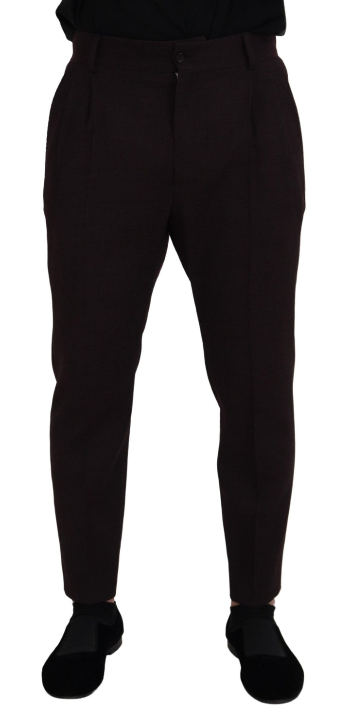 Dolce &amp; Gabbana Sample Sale Dolce &amp; Gabbana Brown Cotton Chino Men Pants - | Designer outlet