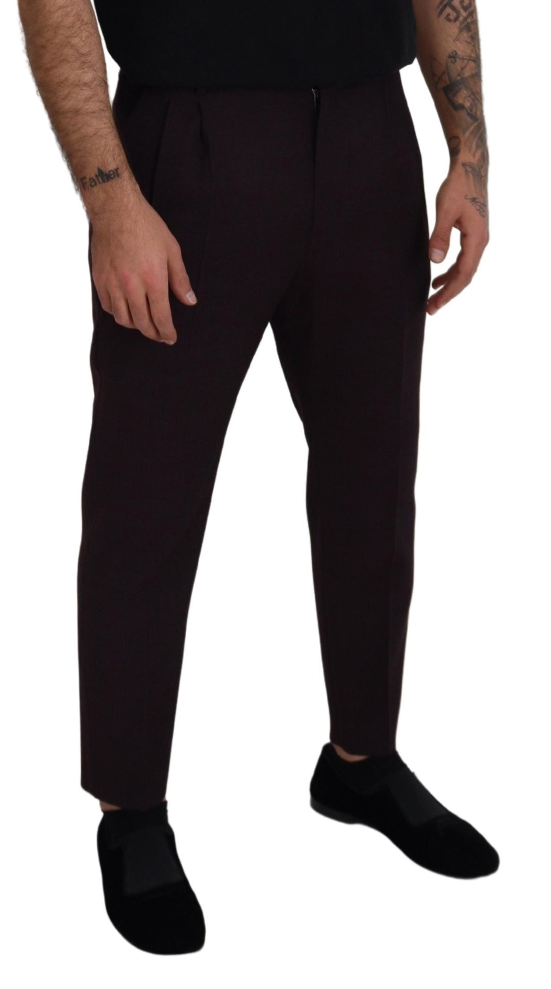 Dolce &amp; Gabbana Sample Sale Dolce &amp; Gabbana Brown Cotton Chino Men Pants - | Designer outlet