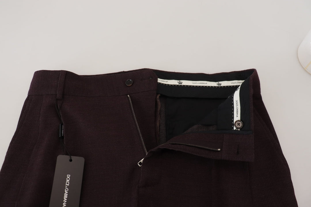 Dolce &amp; Gabbana Sample Sale Dolce &amp; Gabbana Brown Cotton Chino Men Pants - | Designer outlet