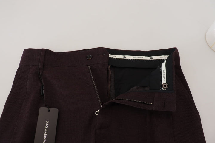 Dolce &amp; Gabbana Sample Sale Dolce &amp; Gabbana Brown Cotton Chino Men Pants - | Designer outlet