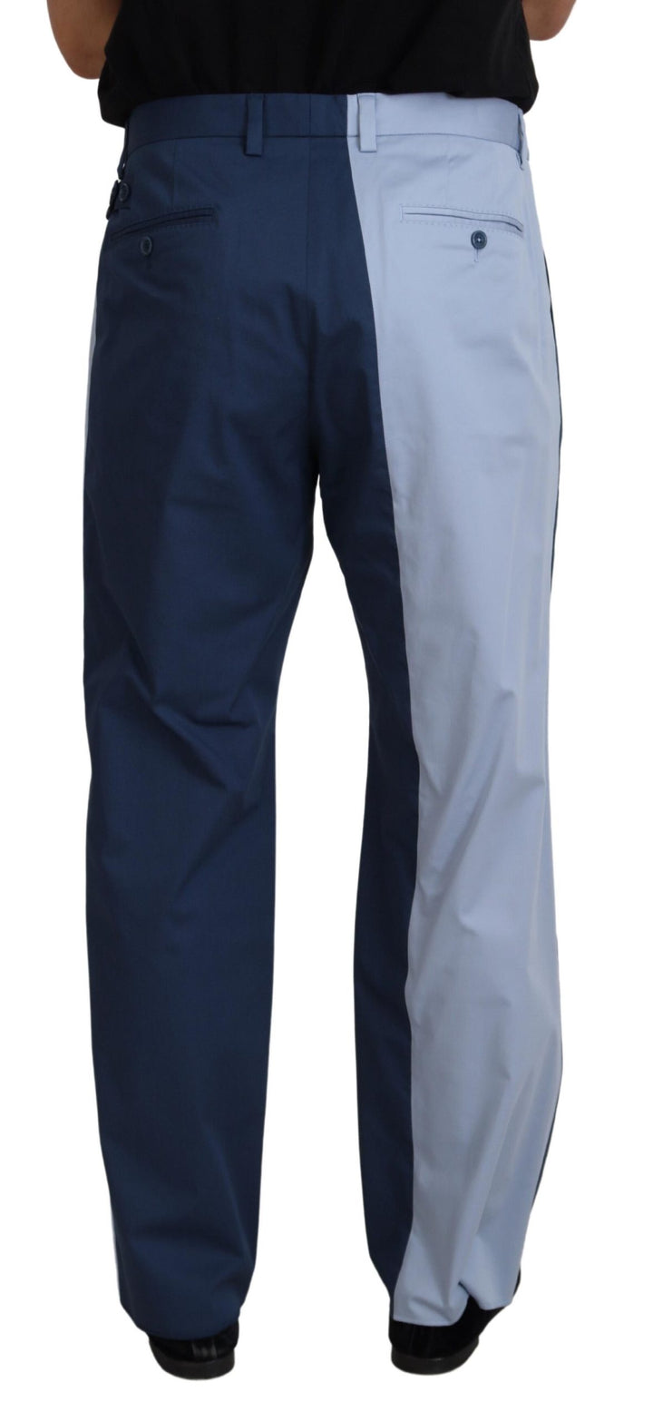 Dolce &amp; Gabbana Sample Sale Dolce &amp; Gabbana Blue Cotton Straight Fit Pants - | Designer outlet