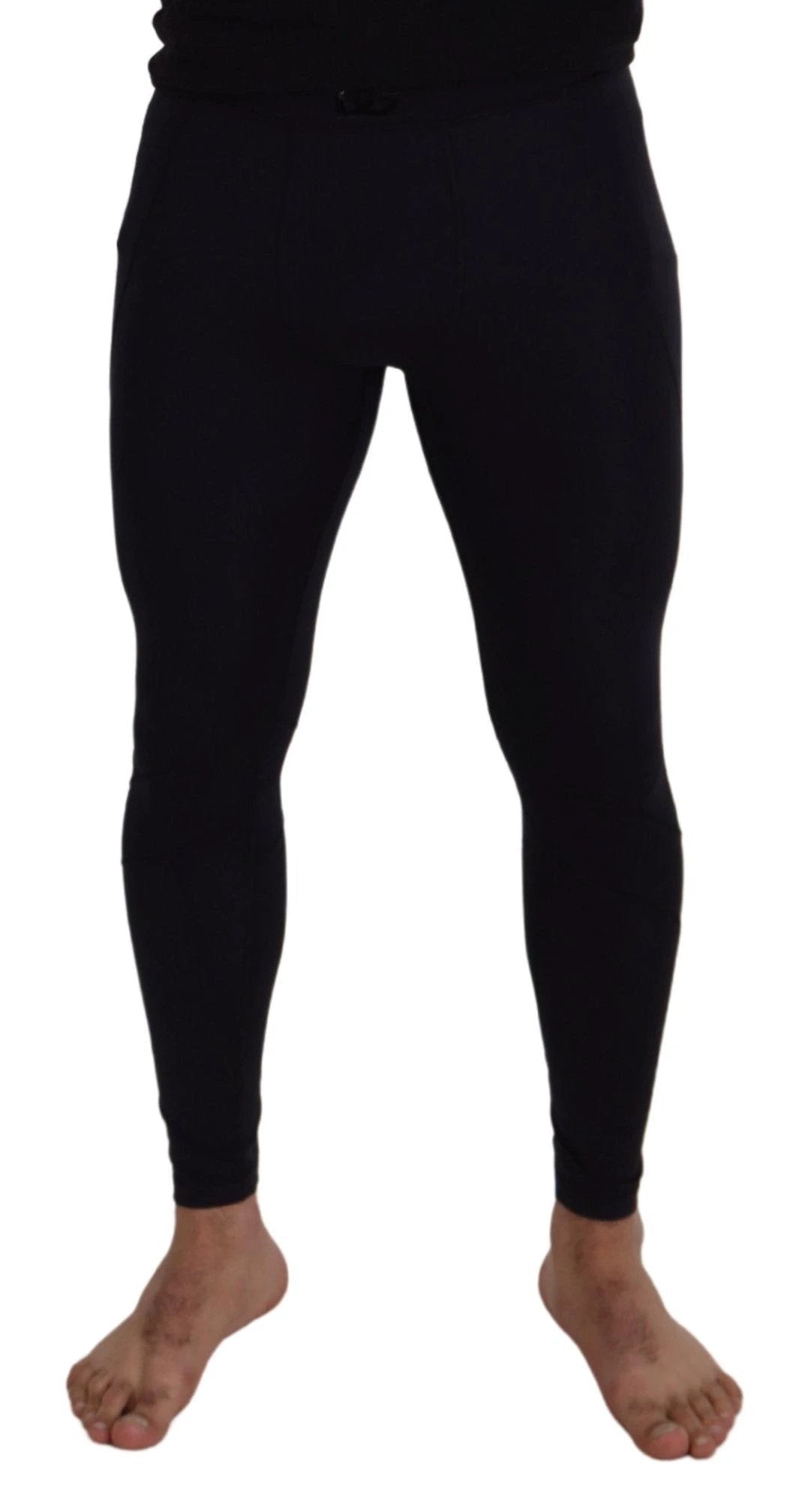 Dolce &amp; Gabbana Black Nylon Slim Fit Stretch Pants by Dolce &amp; Gabbana outlet now on sale