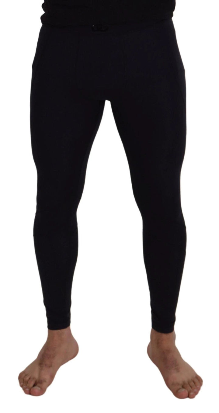 Dolce &amp; Gabbana Black Nylon Slim Fit Stretch Pants by Dolce &amp; Gabbana outlet now on sale