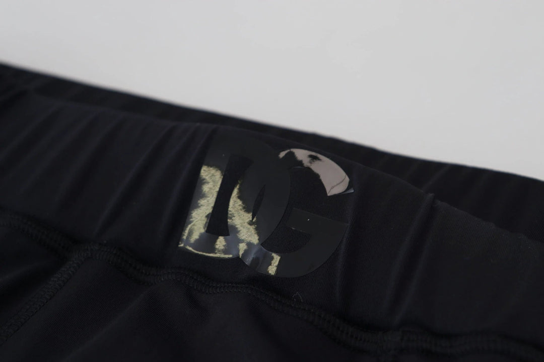Dolce &amp; Gabbana Sample Sale Dolce &amp; Gabbana Black Nylon Slim Fit Stretch Pants - | Designer outlet