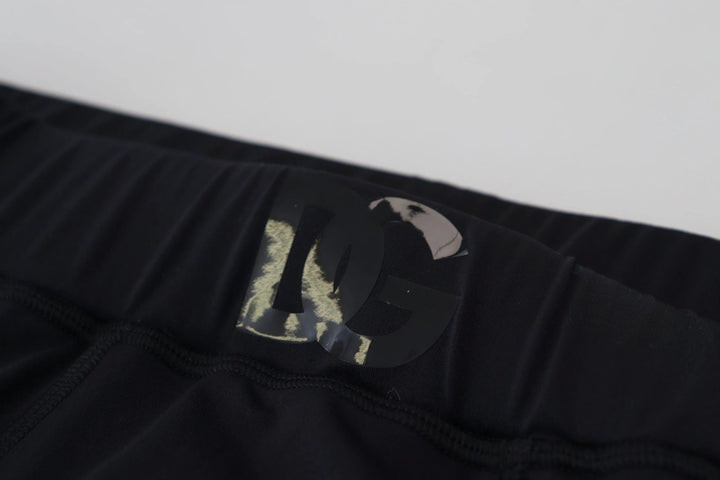 Dolce &amp; Gabbana Sample Sale Dolce &amp; Gabbana Black Nylon Slim Fit Stretch Pants - | Designer outlet