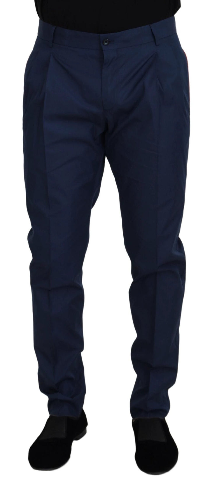 Dolce &amp; Gabbana Sample Sale Dolce &amp; Gabbana Blue Cotton Chino Formal Pants - | Designer outlet