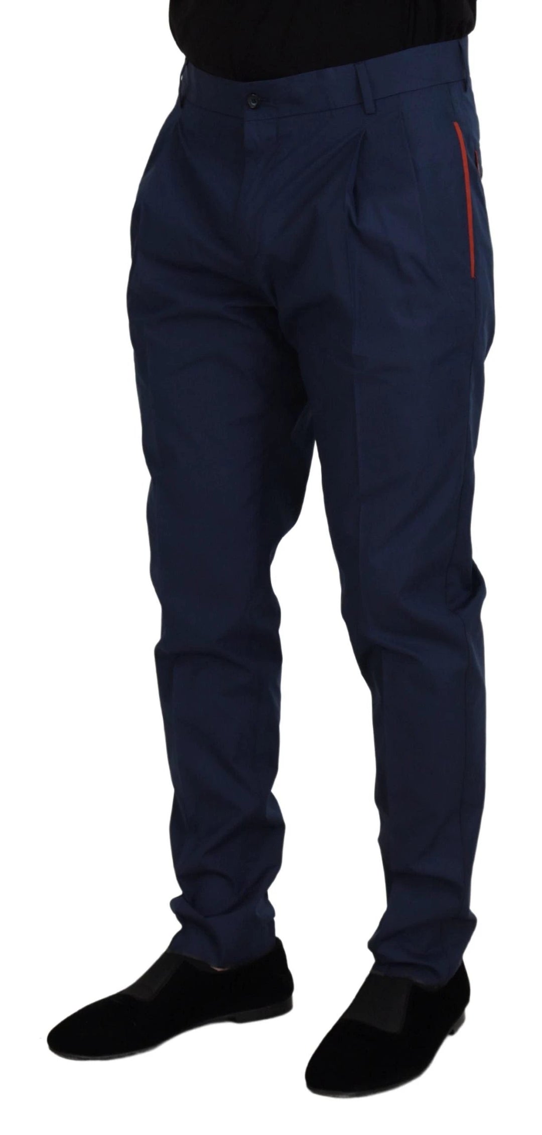 Dolce &amp; Gabbana Sample Sale Dolce &amp; Gabbana Blue Cotton Chino Formal Pants - | Designer outlet