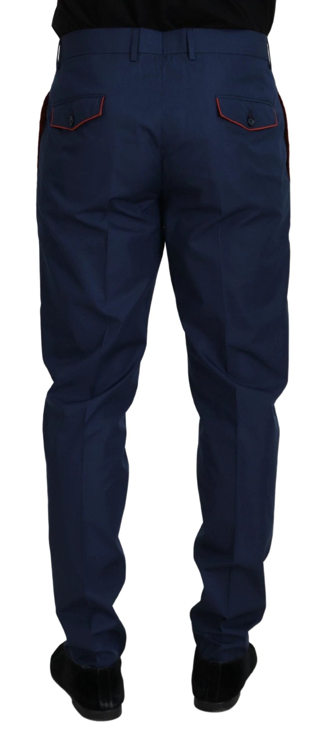 Dolce &amp; Gabbana Sample Sale Dolce &amp; Gabbana Blue Cotton Chino Formal Pants - | Designer outlet