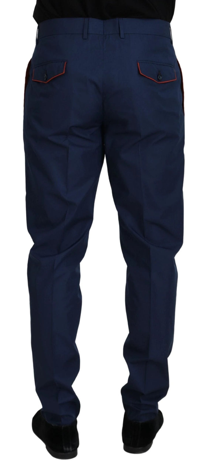Dolce &amp; Gabbana Sample Sale Dolce &amp; Gabbana Blue Cotton Chino Formal Pants - | Designer outlet