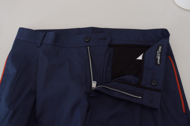 Dolce &amp; Gabbana Sample Sale Dolce &amp; Gabbana Blue Cotton Chino Formal Pants - | Designer outlet