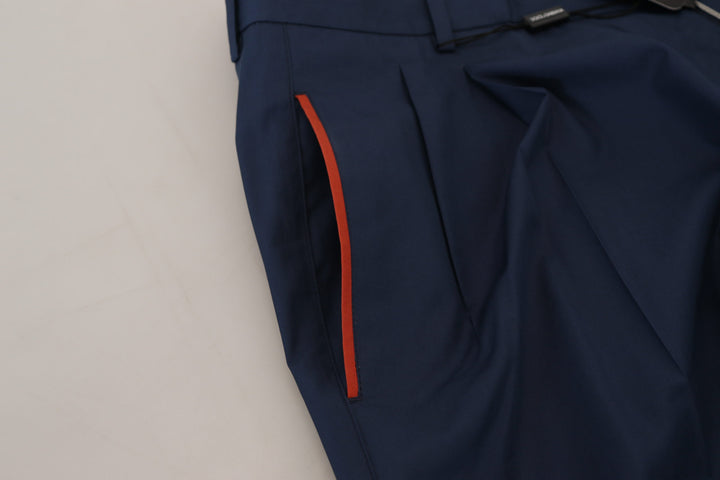 Dolce &amp; Gabbana Sample Sale Dolce &amp; Gabbana Blue Cotton Chino Formal Pants - | Designer outlet