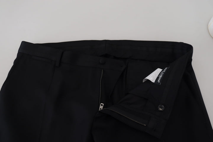 Dolce &amp; Gabbana Sample Sale Dolce &amp; Gabbana Black Wool Chino Formal Pants - | Designer outlet