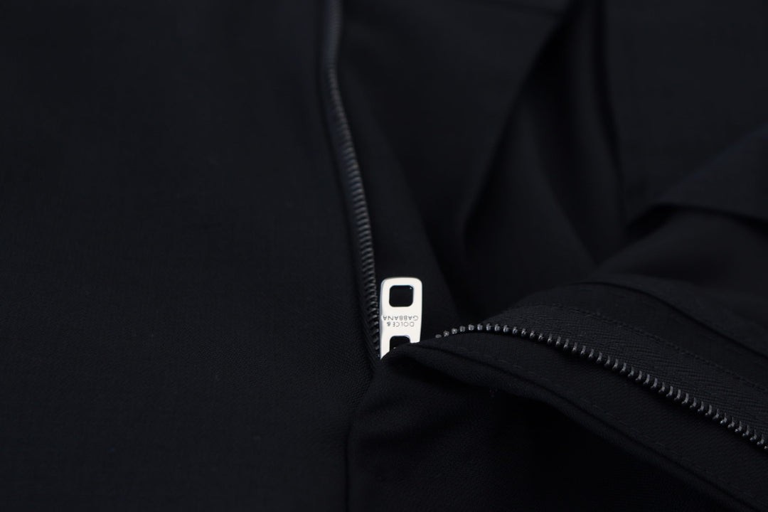 Dolce &amp; Gabbana Sample Sale Dolce &amp; Gabbana Black Wool Chino Formal Pants - | Designer outlet