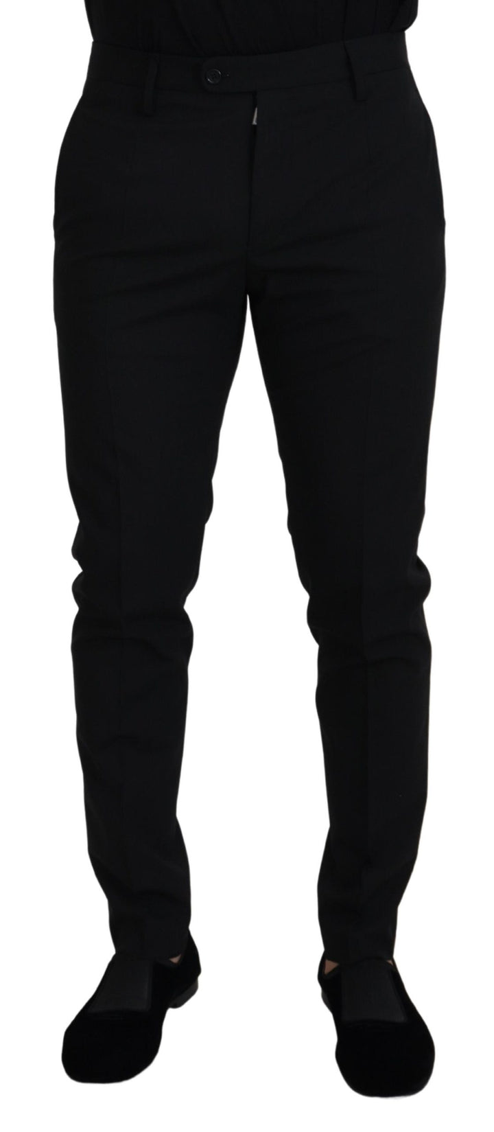 Dolce &amp; Gabbana Sample Sale Dolce &amp; Gabbana Black Polyester Chino Formal Pants - | Designer outlet