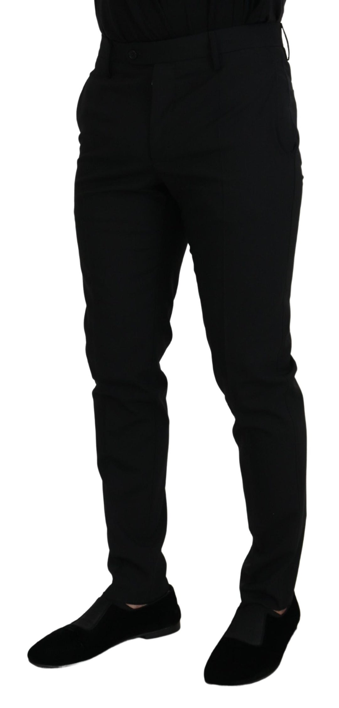 Dolce &amp; Gabbana Sample Sale Dolce &amp; Gabbana Black Polyester Chino Formal Pants - | Designer outlet