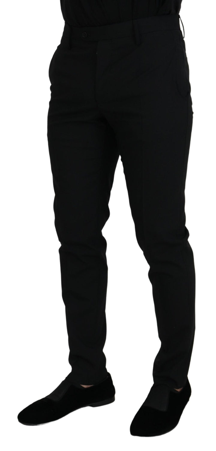 Dolce &amp; Gabbana Sample Sale Dolce &amp; Gabbana Black Polyester Chino Formal Pants - | Designer outlet