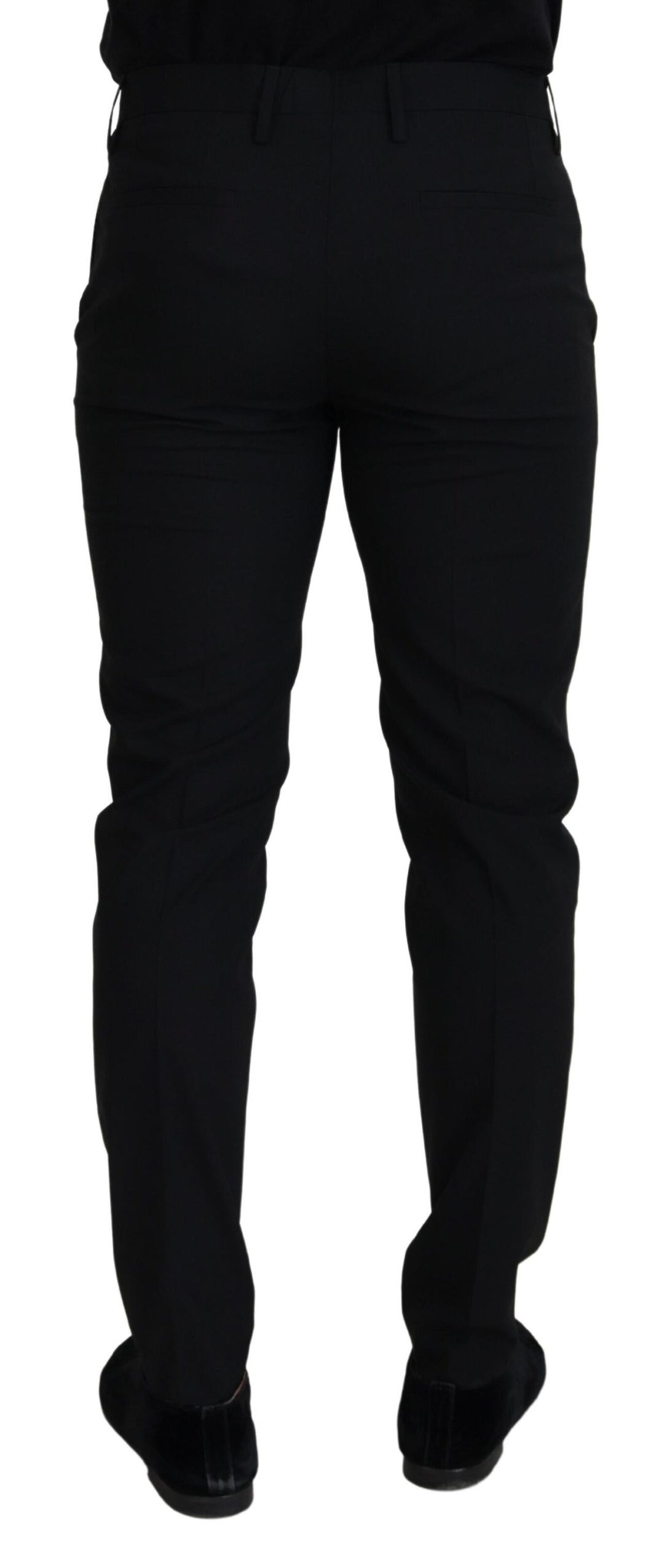 Dolce &amp; Gabbana Sample Sale Dolce &amp; Gabbana Black Polyester Chino Formal Pants - | Designer outlet