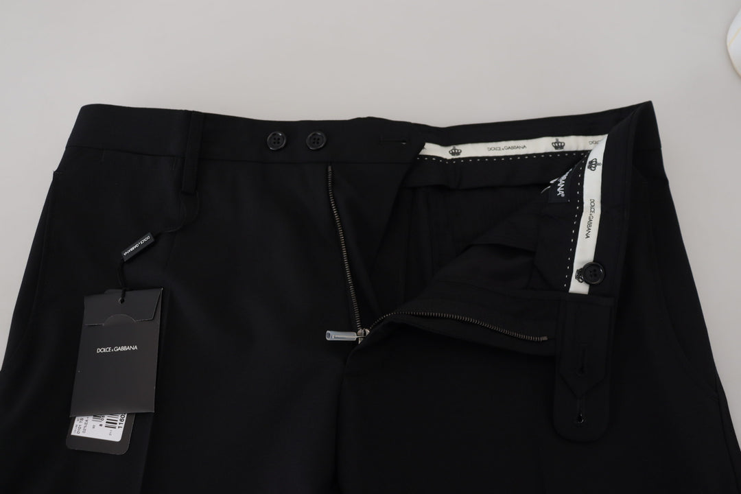 Dolce &amp; Gabbana Sample Sale Dolce &amp; Gabbana Black Polyester Chino Formal Pants - | Designer outlet