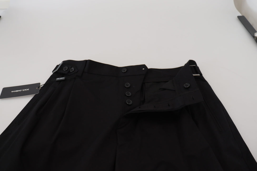 Dolce &amp; Gabbana Sample Sale Dolce &amp; Gabbana Black Cotton Chino Formal Pants - | Designer outlet