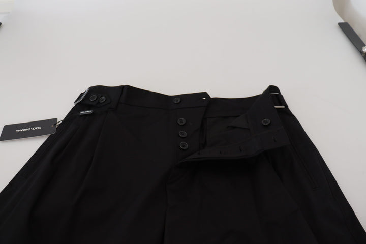 Dolce &amp; Gabbana Sample Sale Dolce &amp; Gabbana Black Cotton Chino Formal Pants - | Designer outlet