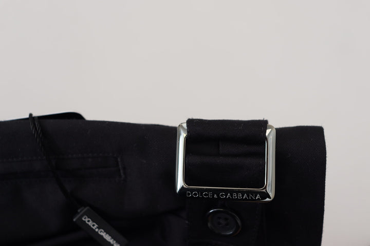 Dolce &amp; Gabbana Sample Sale Dolce &amp; Gabbana Black Cotton Chino Formal Pants - | Designer outlet
