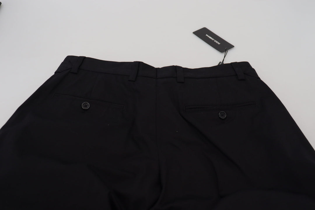 Dolce &amp; Gabbana Sample Sale Dolce &amp; Gabbana Black Cotton Chino Formal Pants - | Designer outlet