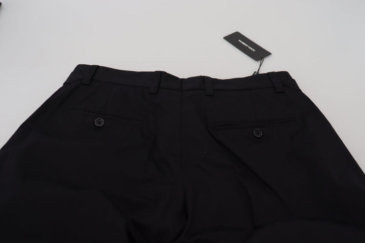 Dolce &amp; Gabbana Sample Sale Dolce &amp; Gabbana Black Cotton Chino Formal Pants - | Designer outlet
