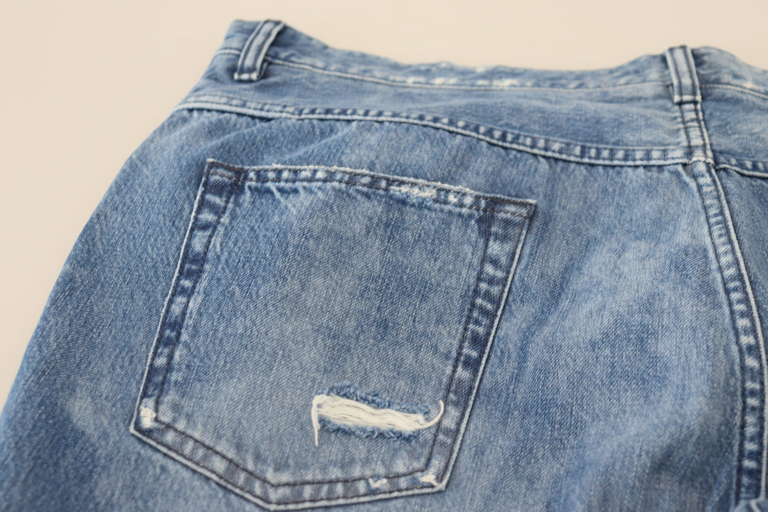 Dolce &amp; Gabbana Sample Sale Dolce &amp; Gabbana Blue Washed Cotton Casual Denim Jeans - | Designer outlet