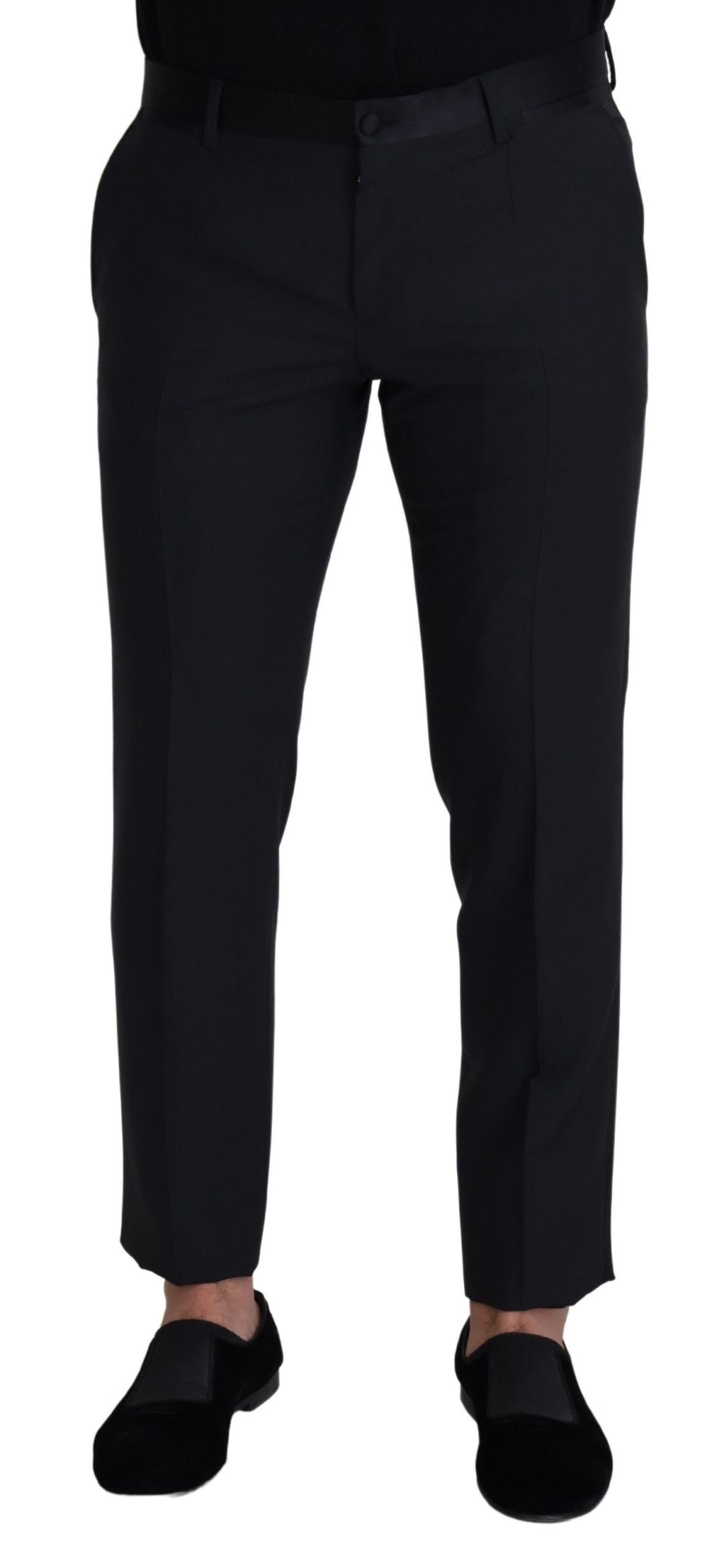 Dolce &amp; Gabbana Sample Sale Dolce &amp; Gabbana Black Wool Men Formal Pants - | Designer outlet
