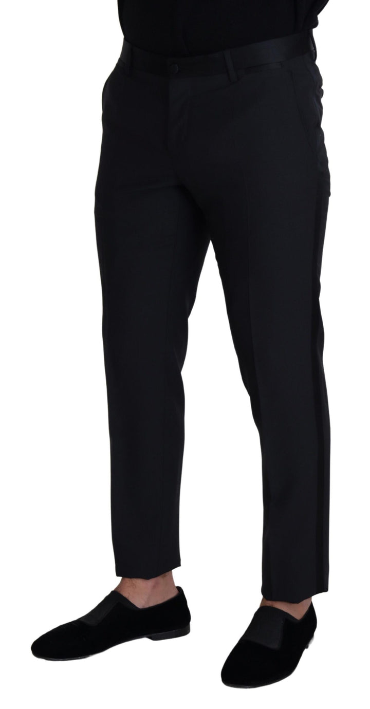 Dolce &amp; Gabbana Sample Sale Dolce &amp; Gabbana Black Wool Men Formal Pants - | Designer outlet