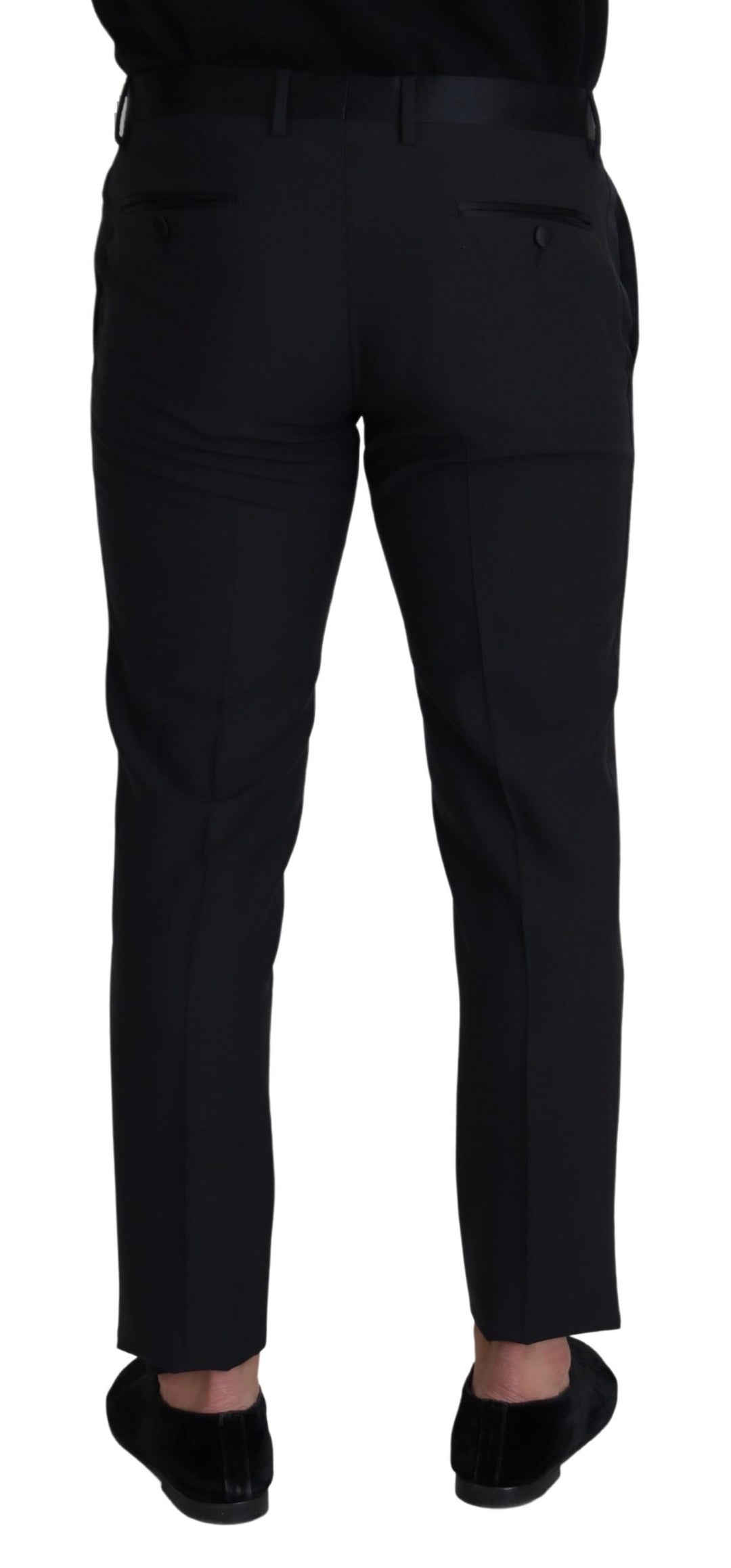 Dolce &amp; Gabbana Sample Sale Dolce &amp; Gabbana Black Wool Men Formal Pants - | Designer outlet