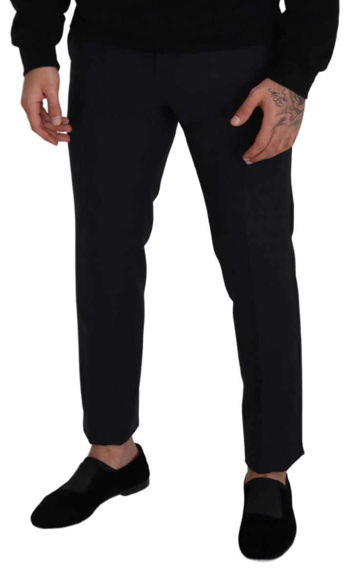 Dolce &amp; Gabbana Sample Sale Dolce &amp; Gabbana Black Wool Men Formal Pants - | Designer outlet