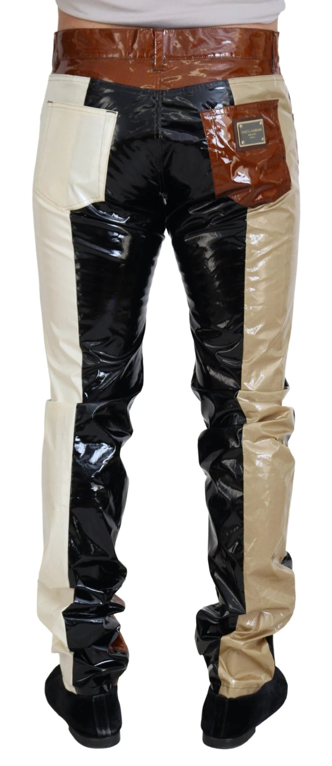 Dolce &amp; Gabbana Sample Sale Dolce &amp; Gabbana Multicolor Shining Slim Fit Men Denim Jeans - | Designer outlet