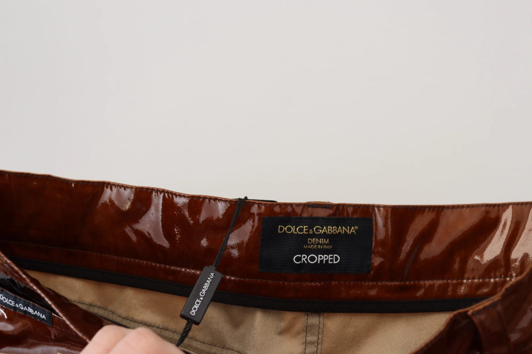 Dolce &amp; Gabbana Sample Sale Dolce &amp; Gabbana Multicolor Shining Slim Fit Men Denim Jeans - | Designer outlet