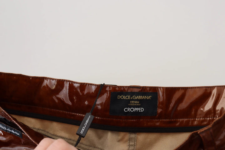 Dolce &amp; Gabbana Sample Sale Dolce &amp; Gabbana Multicolor Shining Slim Fit Men Denim Jeans - | Designer outlet