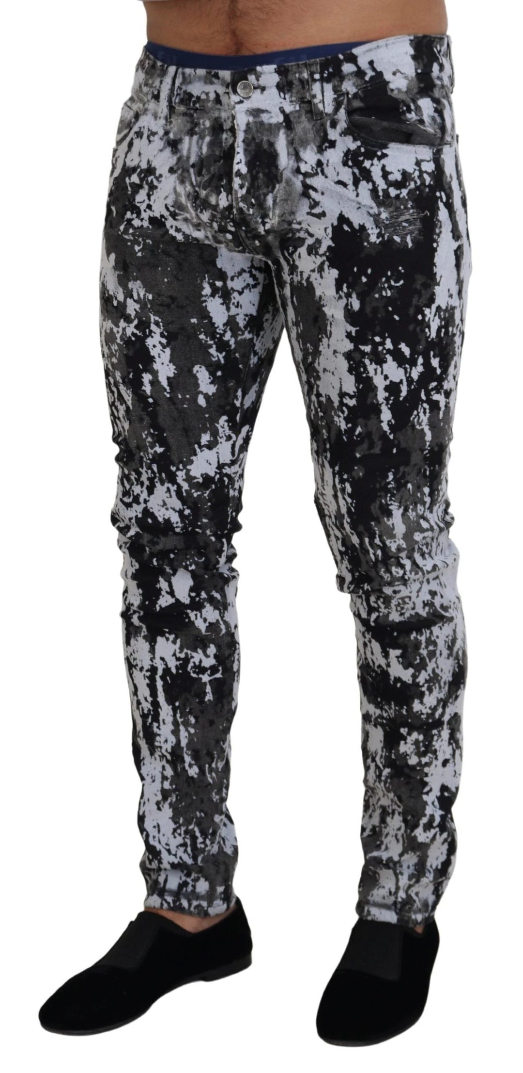 Dolce &amp; Gabbana Multicolor Cotton Tie Dye Skinny Denim Jeans by Dolce &amp; Gabbana outlet now on sale