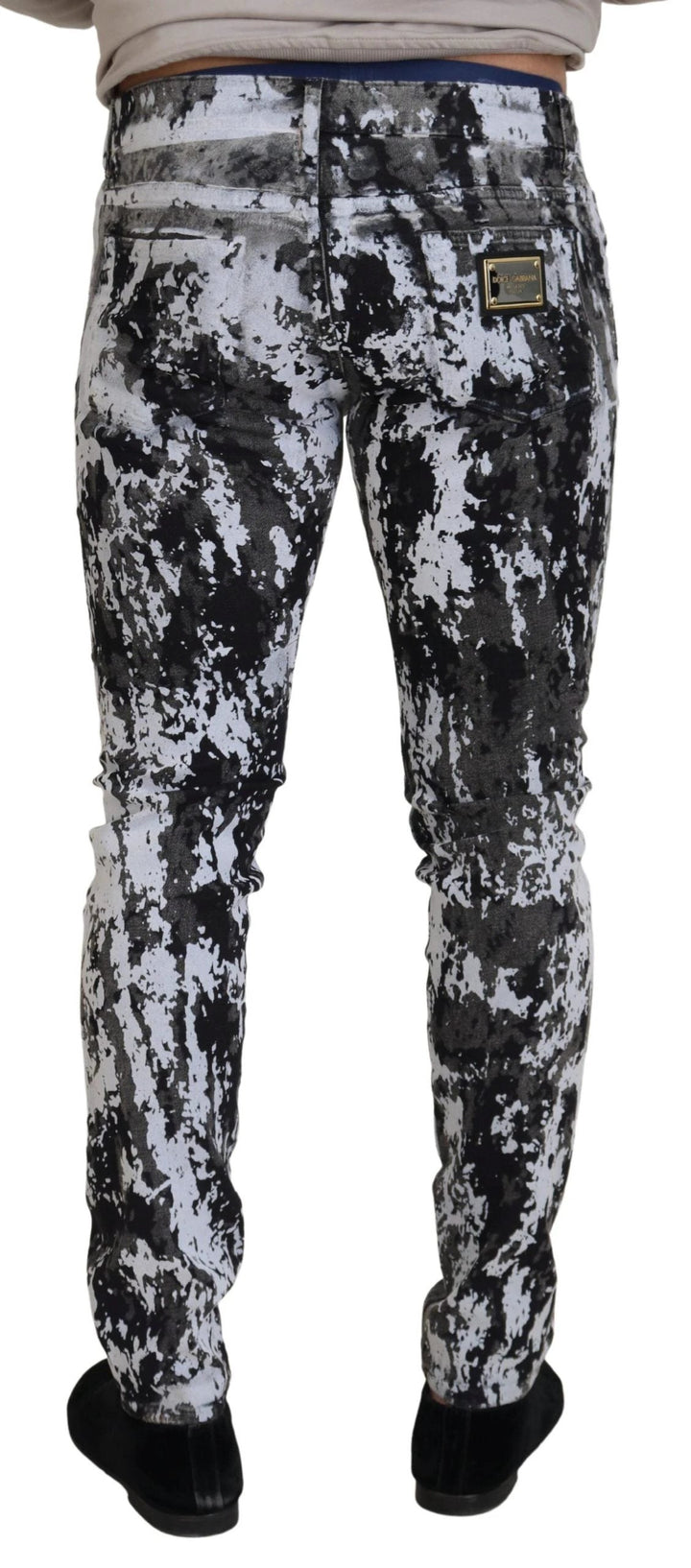 Dolce &amp; Gabbana Multicolor Cotton Tie Dye Skinny Denim Jeans by Dolce &amp; Gabbana outlet now on sale