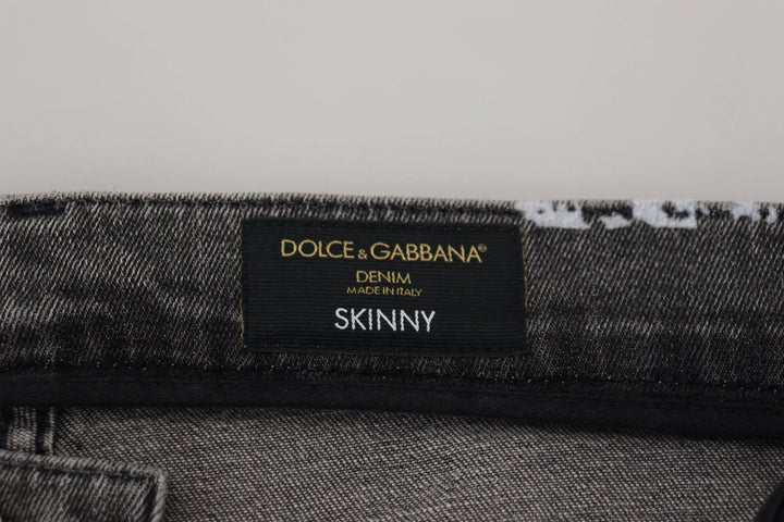 Dolce &amp; Gabbana Multicolor Cotton Tie Dye Skinny Denim Jeans by Dolce &amp; Gabbana outlet now on sale