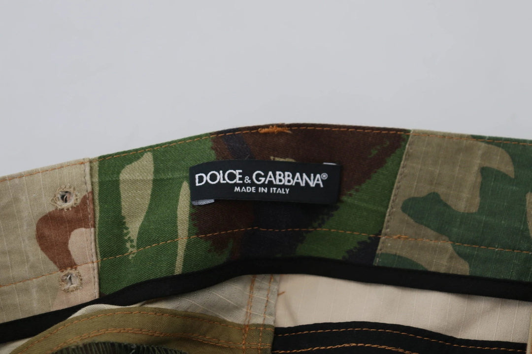 Dolce &amp; Gabbana Multicolor Silk Patchwork Men Denim Jeans by Dolce &amp; Gabbana outlet now on sale