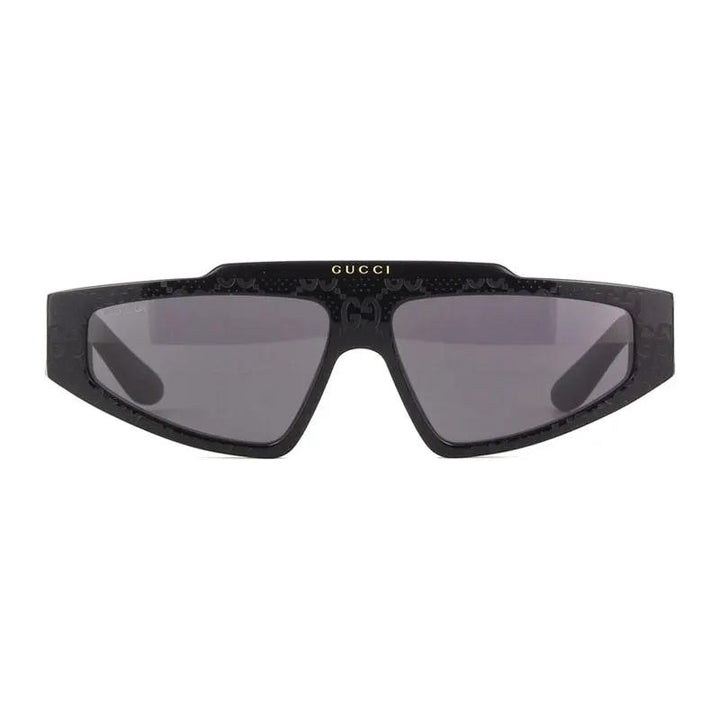 Gucci Sunglasses Cat Eye Full Rim, Shiny Black Frame And Grey Lens Gg1591S001