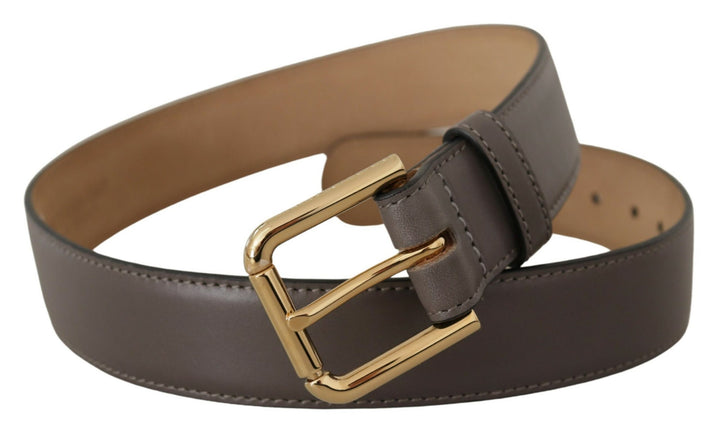 Dolce & Gabbana - Dolce & Gabbana Elegant Engraved Buckle Leather Belt - WMB144 - 70 - Ask Me Wear