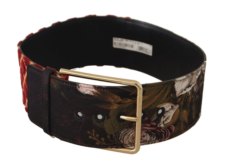 Dolce & Gabbana - Dolce & Gabbana Engraved Logo Multicolor Leather Belt - WMB257 - 75 - Ask Me Wear