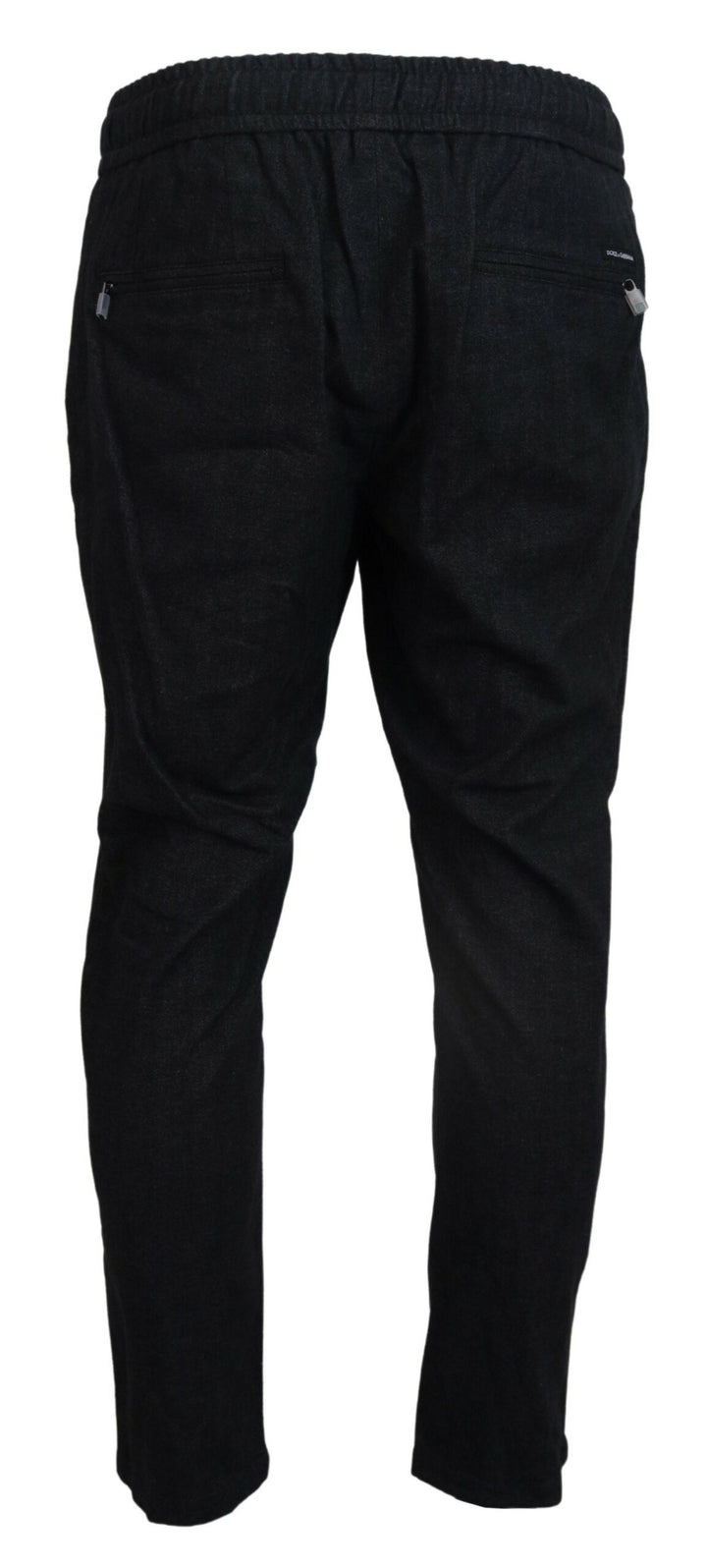 Dolce &amp; Gabbana Sample Sale Dolce &amp; Gabbana Grey Cotton Tapered Cotton Pants - | Designer outlet
